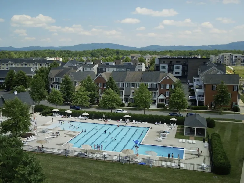 Refreshing swimming pool in Crozet at Old Trail Golf Club